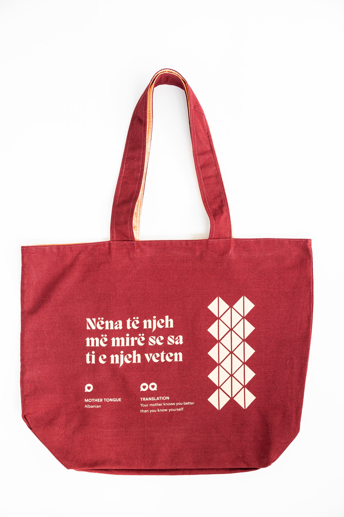 Mother Tongue Tote Bag: Albanian