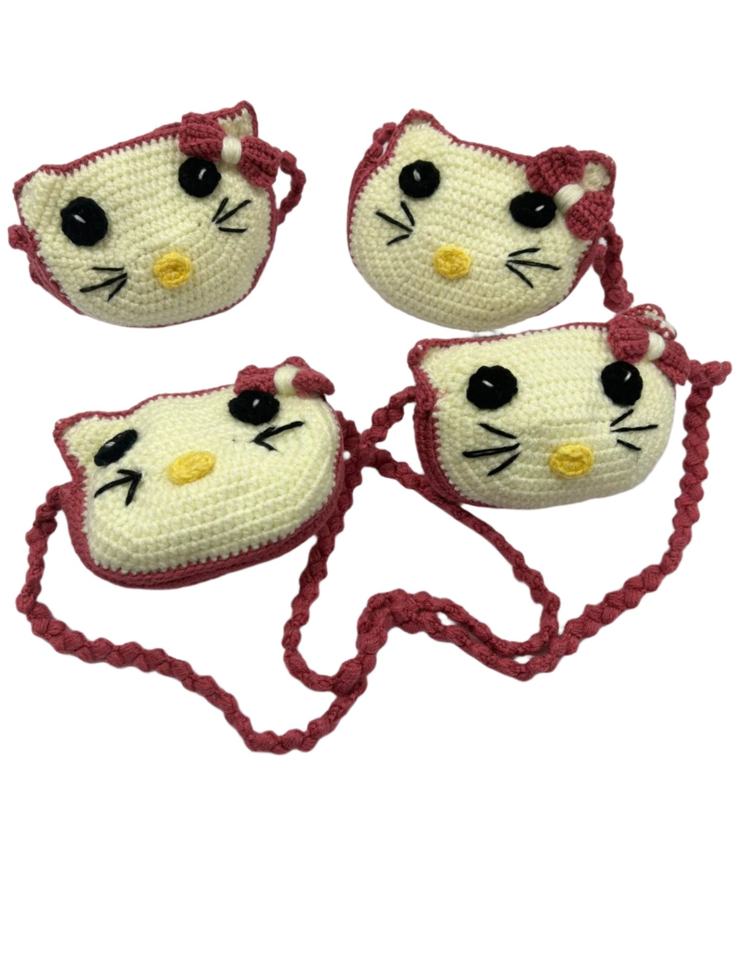 Crochet Kitty girl's bag