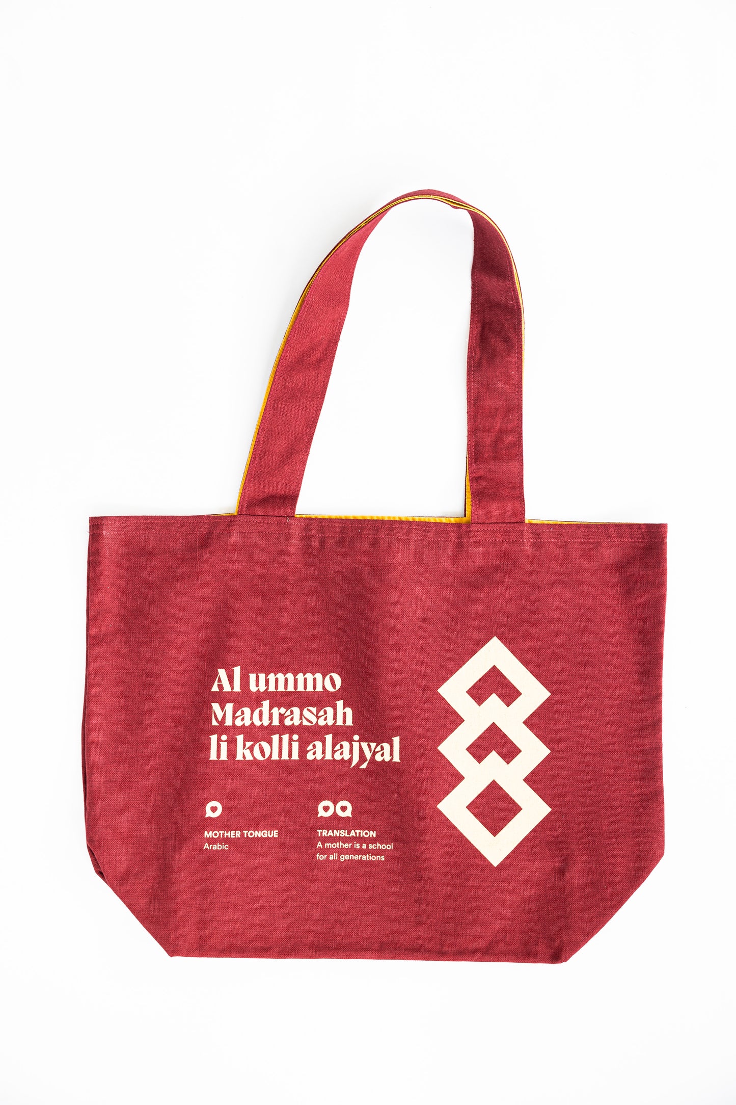 Mother Tongue Tote Bag: Arabic